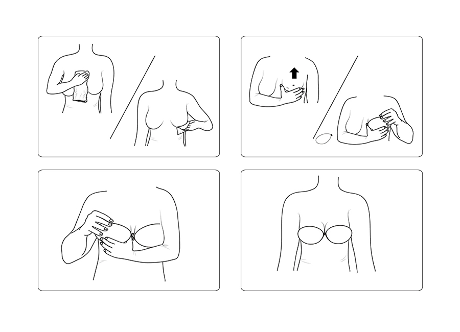 How to use a silicone bra